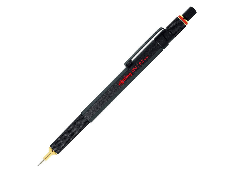 Rotring rOtring 800 Druckbleistift | 0,5 mm | Schwarz Vollmetall