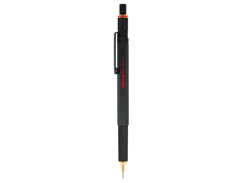 Rotring rOtring 800 Druckbleistift | 0,5 mm | Schwarz Vollmetall