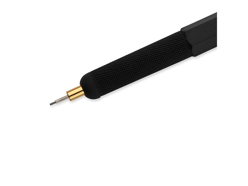 Rotring rOtring 800 Druckbleistift | 0,5 mm | Schwarz Vollmetall