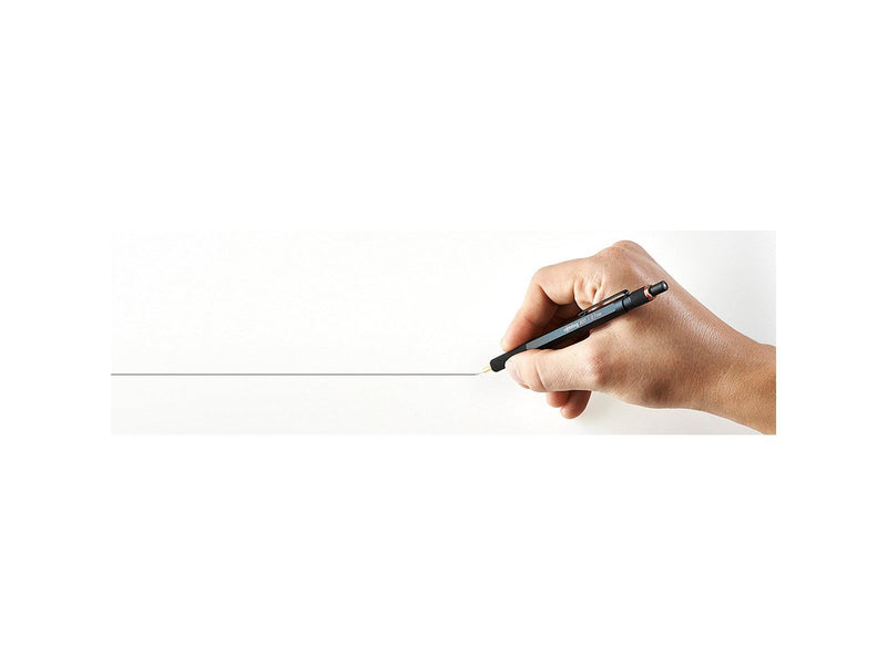 Rotring rOtring 800 Druckbleistift | 0,5 mm | Schwarz Vollmetall