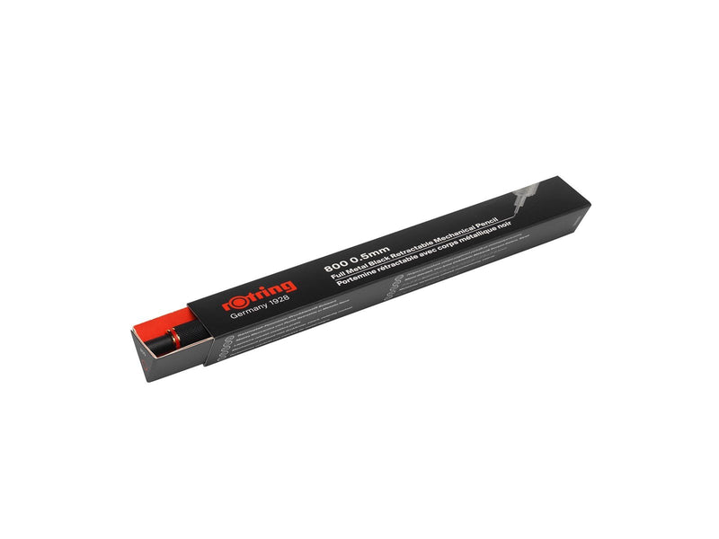 Rotring rOtring 800 Druckbleistift | 0,5 mm | Schwarz Vollmetall