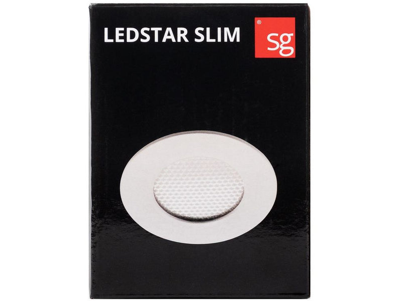 SG Armaturen Ledstar slim matte-white w led 2700k
