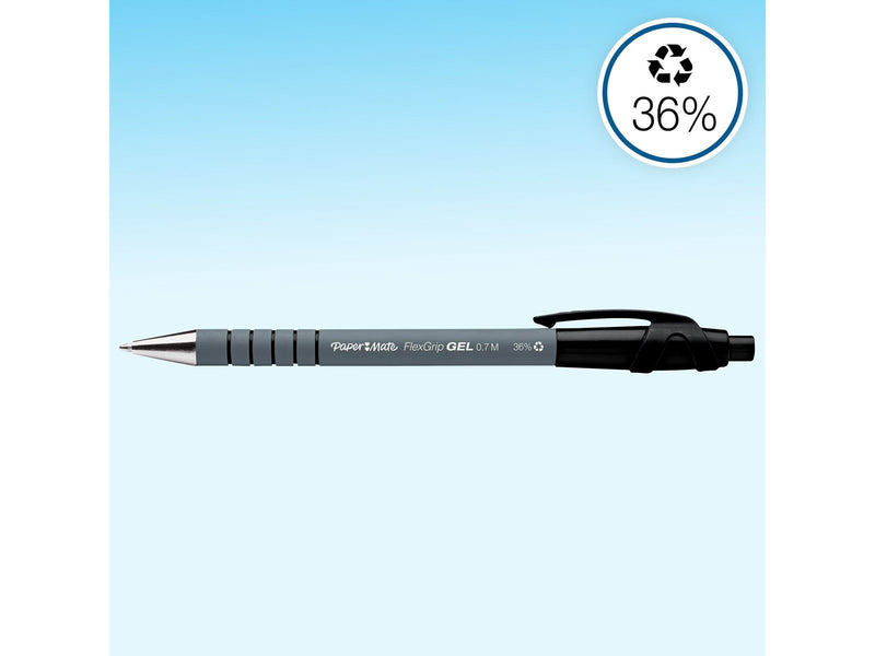 Paper Mate FlexGrip Gelstifte | 0,7 mm | schwarze Tinte | 4 Stück