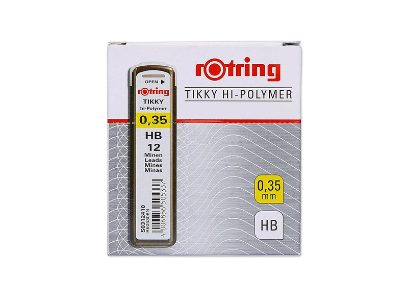 Rotring rOtring Nachfüllminen | 0,35 mm | HB | 12 Minen