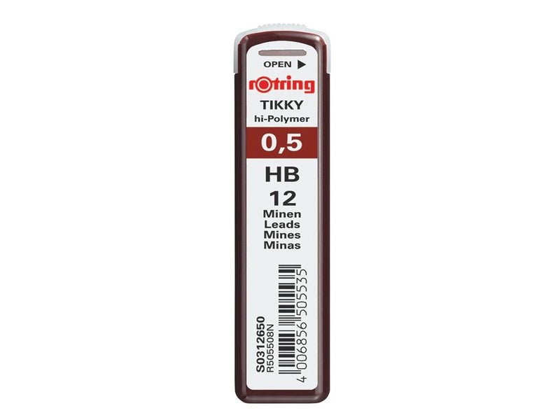 Rotring rOtring Nachfüllminen | 0,5 mm | HB | 12 Minen