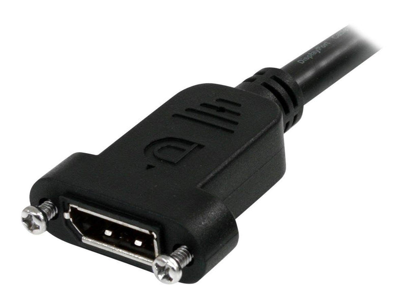 StarTech.com 3 ft / 91 cm 20 pin DP DisplayPort Extension Panel Mount Cable - DisplayPort to DisplayPort - Male to Female (DPPNL