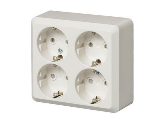 ABB Socket outlet schuko 4-g screwless term