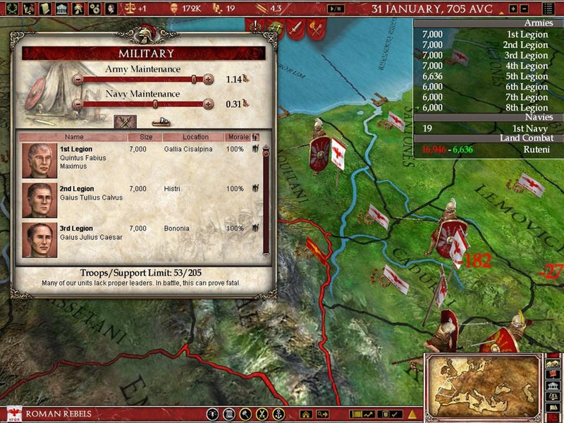 Europa Universalis: Rome (Gold Edition) - Windows - Strategie - PEGI 12