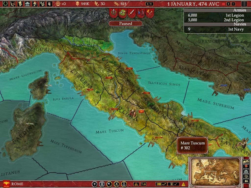 Europa Universalis: Rome (Gold Edition) - Windows - Strategie - PEGI 12