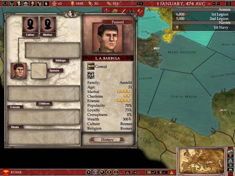 Europa Universalis: Rome (Gold Edition) - Windows - Strategie - PEGI 12