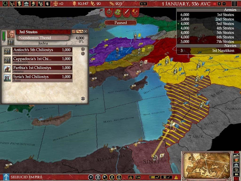 Europa Universalis: Rome (Gold Edition) - Windows - Strategie - PEGI 12