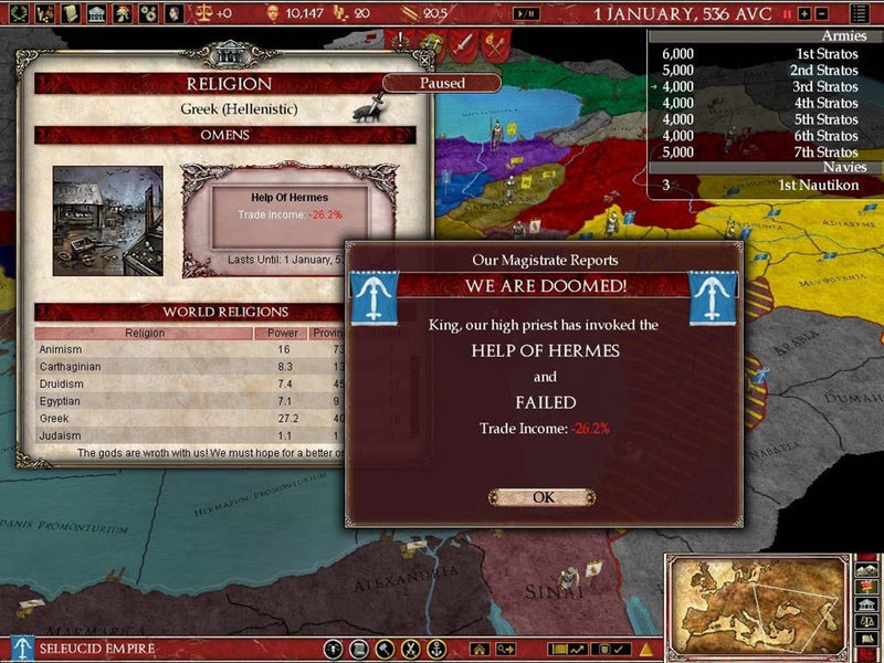 Europa Universalis: Rome (Gold Edition) - Windows - Strategie - PEGI 12