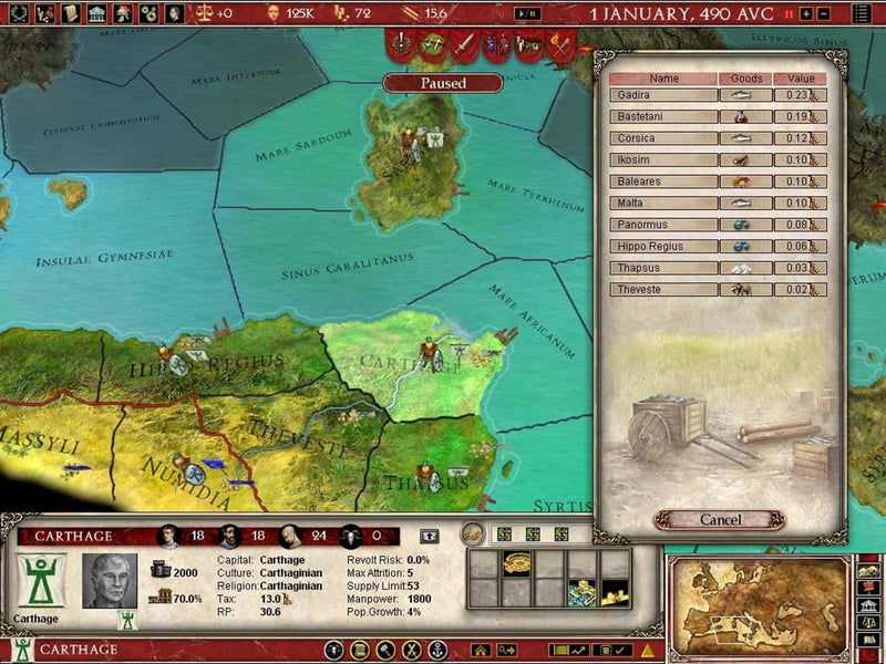 Europa Universalis: Rome (Gold Edition) - Windows - Strategie - PEGI 12