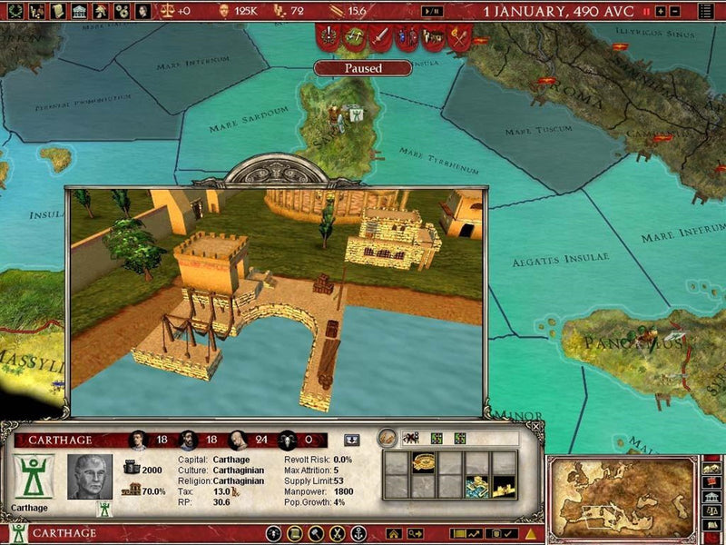 Europa Universalis: Rome (Gold Edition) - Windows - Strategie - PEGI 12
