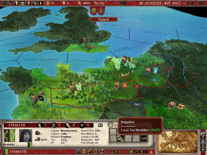 Europa Universalis: Rome (Gold Edition) - Windows - Strategie - PEGI 12