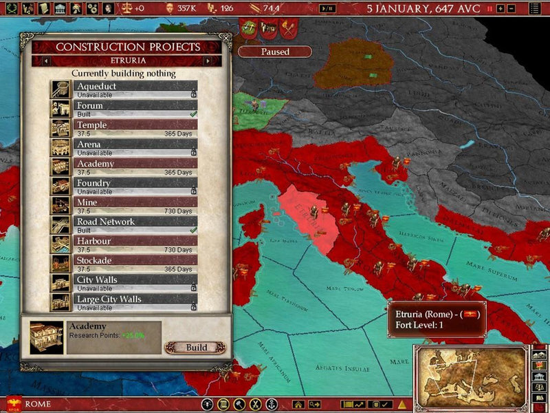 Europa Universalis: Rome (Gold Edition) - Windows - Strategie - PEGI 12