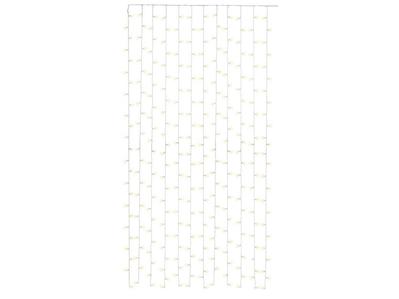 Goobay Light Curtain with 300 LEDs transparent 3 m - wi