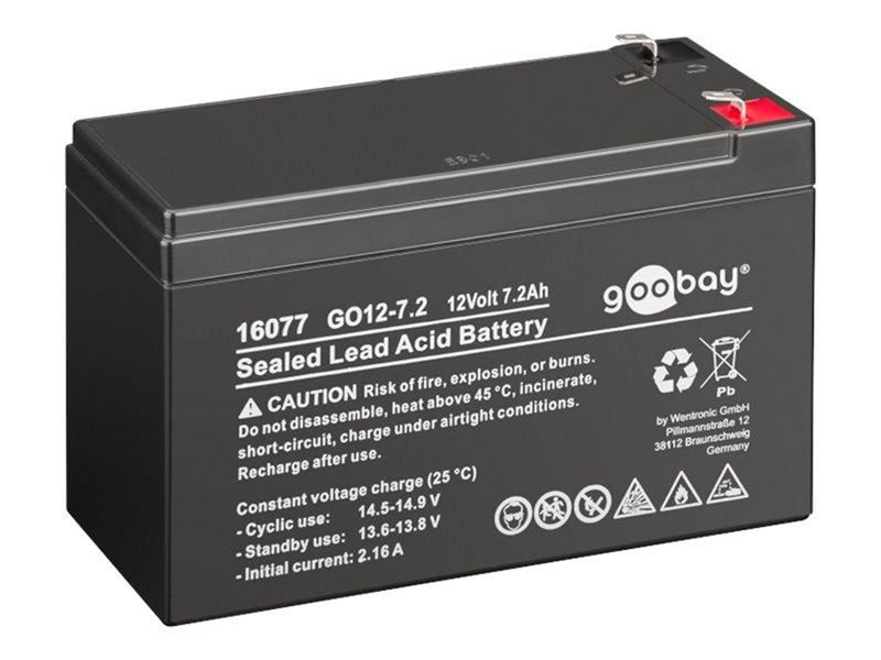Pro GO12-7.2 (7200 mAh 12 V) - Faston (4.8mm) lead ac