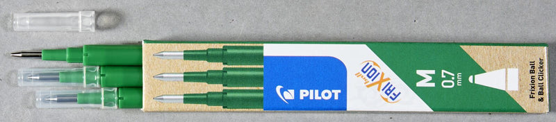 PILOT FRIXION Tintenrollerminen grün - 3 Stück