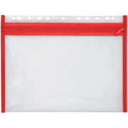 VELOFLEX Reißverschlussbeutel VELOBAG® A4 - rot