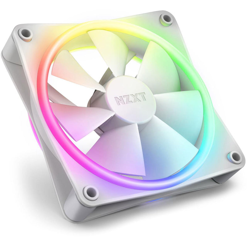 NZXT F120 RGB DUO - Gehäuselüfter, Weiß (120mm, 20xLED)