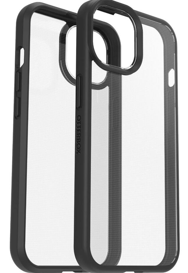 OtterBox React Series für das Apple iPhone 15 Pro - Clear/Schwarz