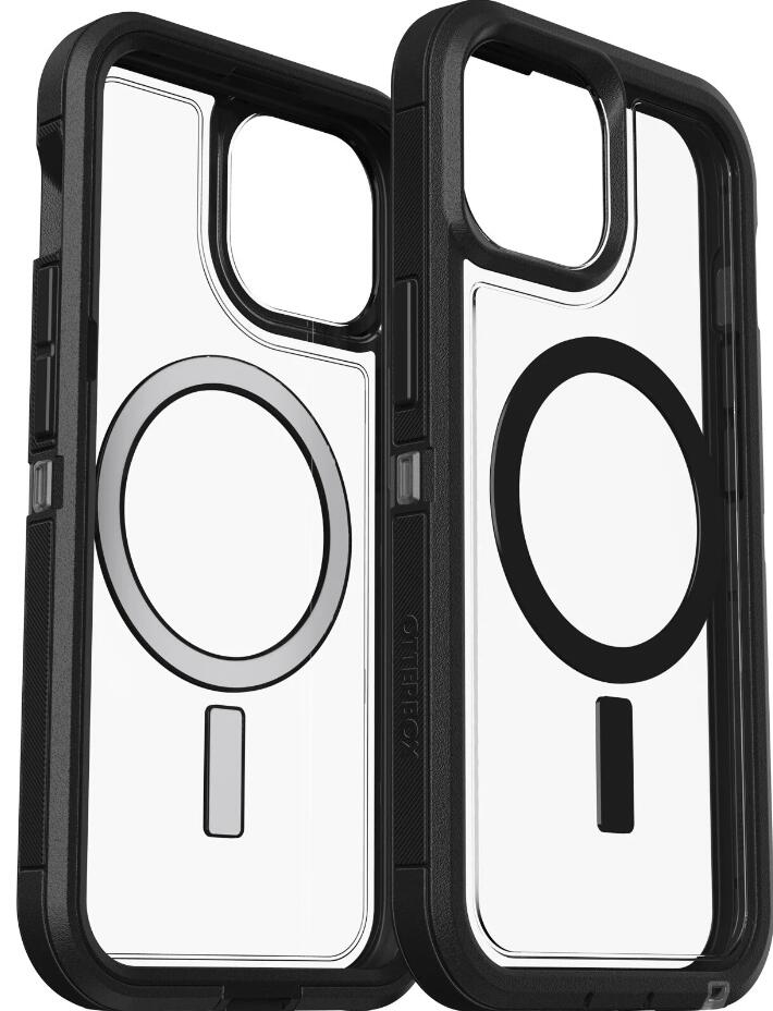 OtterBox Defender Series XT für das Apple iPhone 13 / 14 / 15 / 16e - Clear/Schwarz