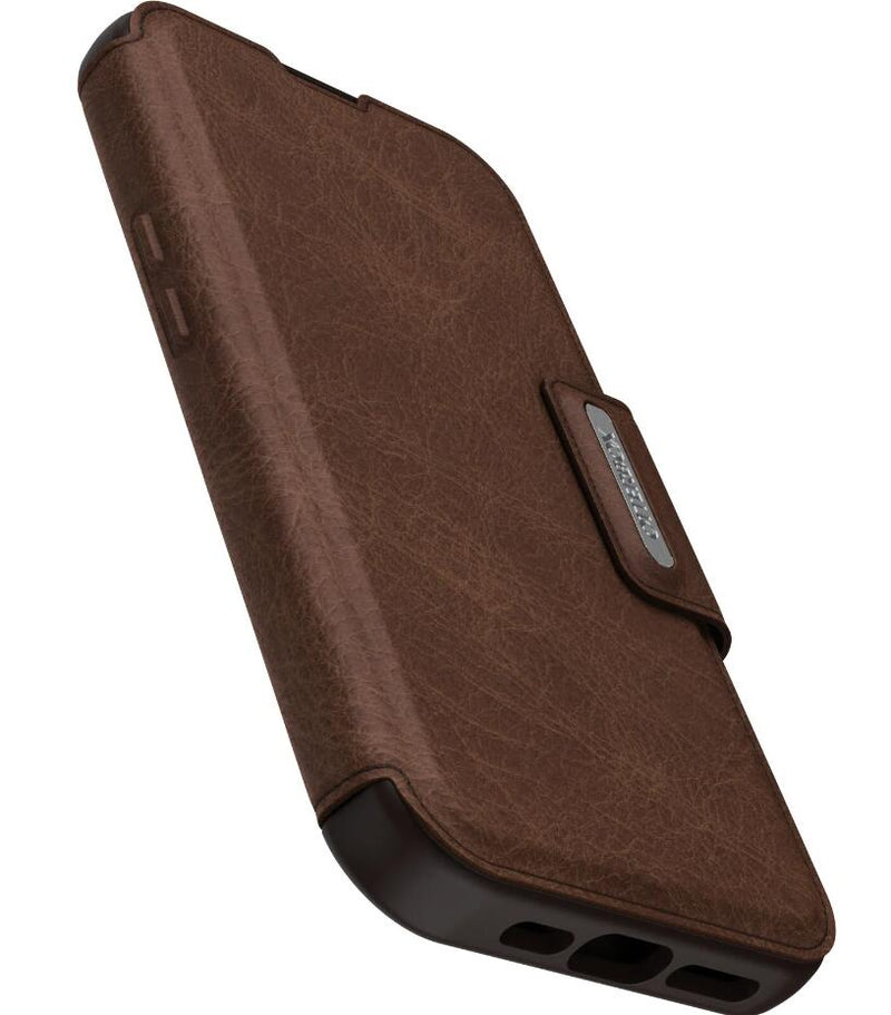 OtterBox Strada Series Folio mit MagSafe für das Apple iPhone 15 Pro - Espresso Braun