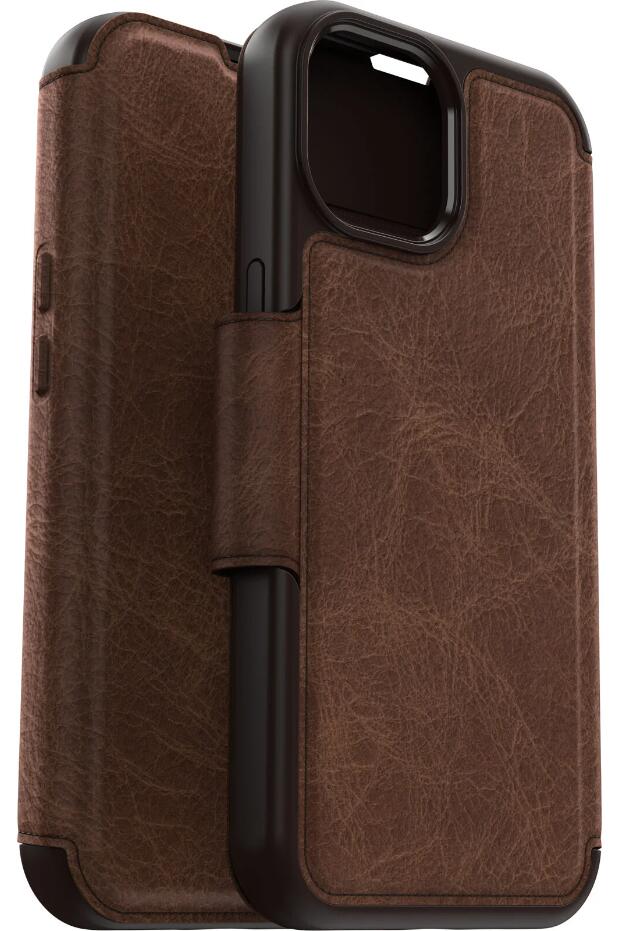 OtterBox Strada Series Folio mit MagSafe für das Apple iPhone 15 Pro - Espresso Braun