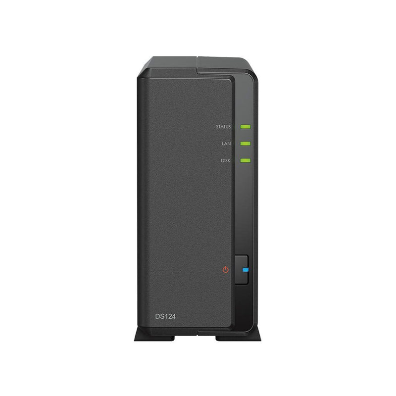 Synology DiskStation DS124 1 Einschub NAS-Server Leergehäuse + 1x Seagate Ironwolf SATA 3.5' HDD 8TB Festplatte