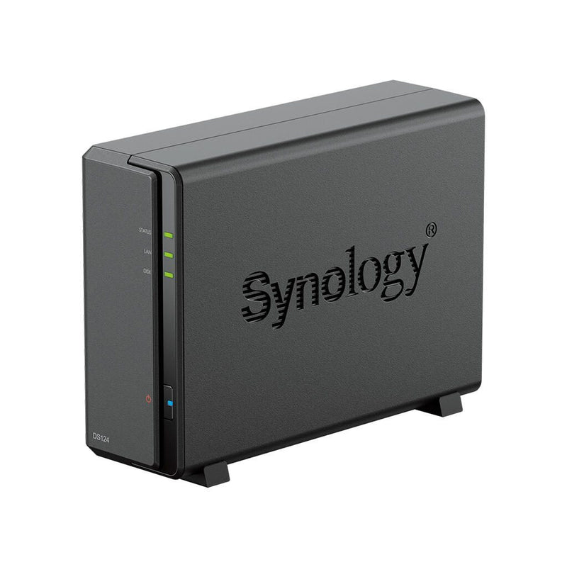 Synology DiskStation DS124 1 Einschub NAS-Server Leergehäuse + 1x Seagate Ironwolf SATA 3.5' HDD 8TB Festplatte