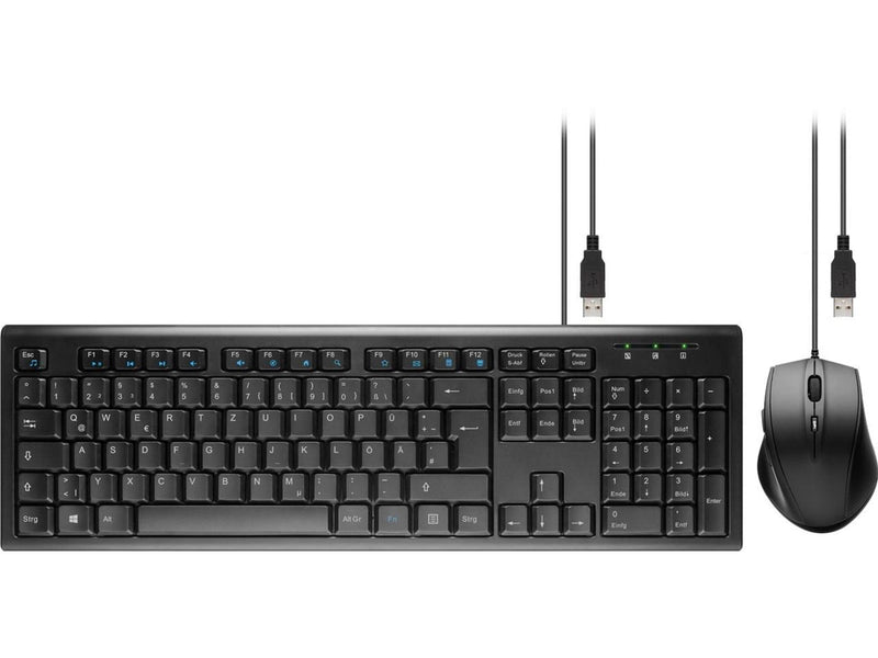 Pro USB keyboard and mouse set - Tastatur & Maus Set - Schwarz