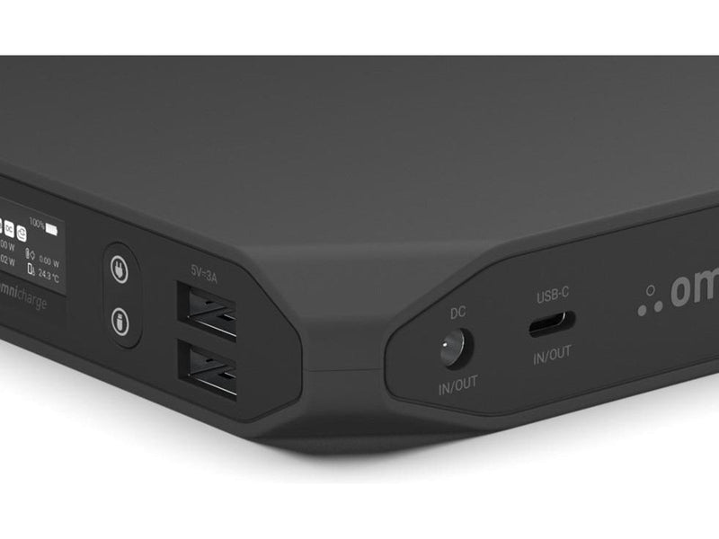Omnicharge 20+ Wireless Powerbank 20.000 mAh Power Powerbank (Akku) - schwarz - 20000 mAh