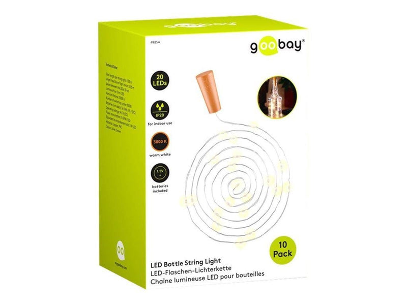 Pro 10 x Bottle string light with 20 LEDs