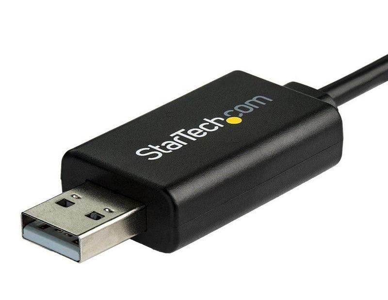 StarTech.com 6 ft. / 1.8 m Cisco USB Console Cable - USB to RJ45 - 460Kbps - serial cable - 1.8 m - black - Schwarz - 1m