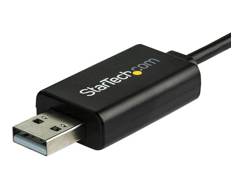 StarTech.com 6 ft. / 1.8 m Cisco USB Console Cable - USB to RJ45 - 460Kbps - serial cable - 1.8 m - black - Schwarz - 1m