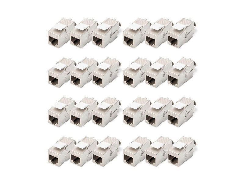 DIGITUS CAT 6A Shielded Keystone Jack (24-Pack)