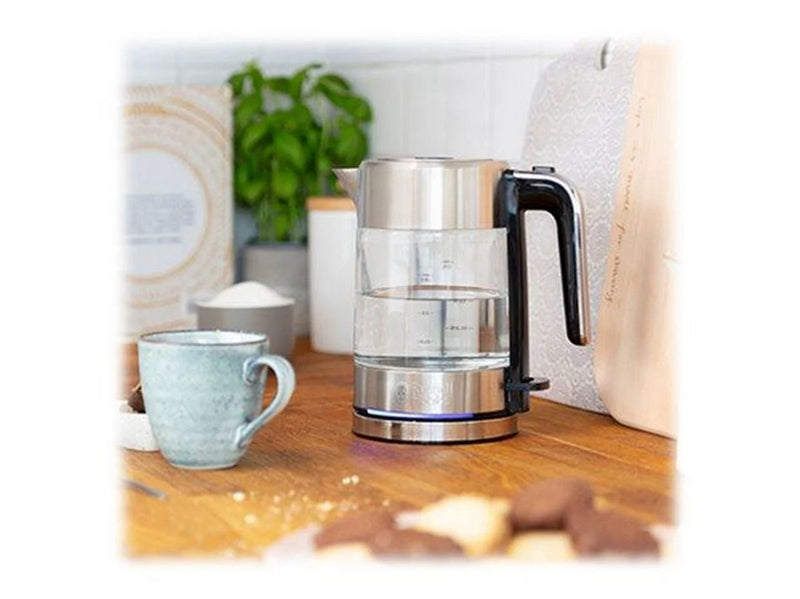 Russell Hobbs Wasserkocher Compact Home 24190-70 - Glass/glossy stainless steel/black - 2200 W