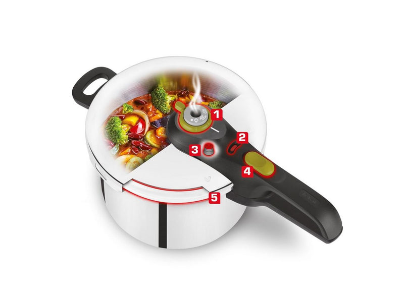 Tefal Secure 5 Neo - Schnellkochtopf - 6 L