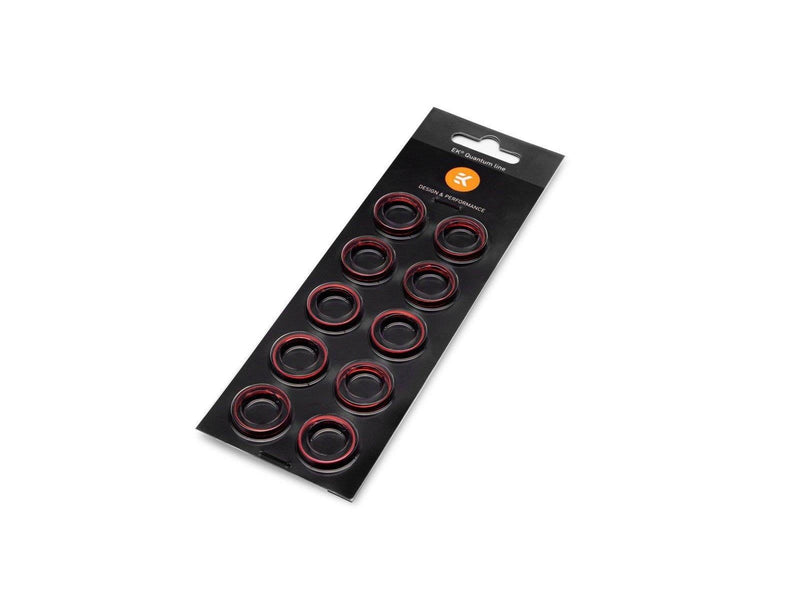 EK Water Blocks EK-Quantum Torque Color Ring 10-Pack HDC 12 - Red