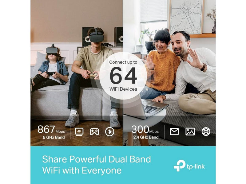 TP-Link Archer MR600 4G+ Cat6 AC1200 Wireless Dual Band Gigabit Router - 4G Wi-Fi 5