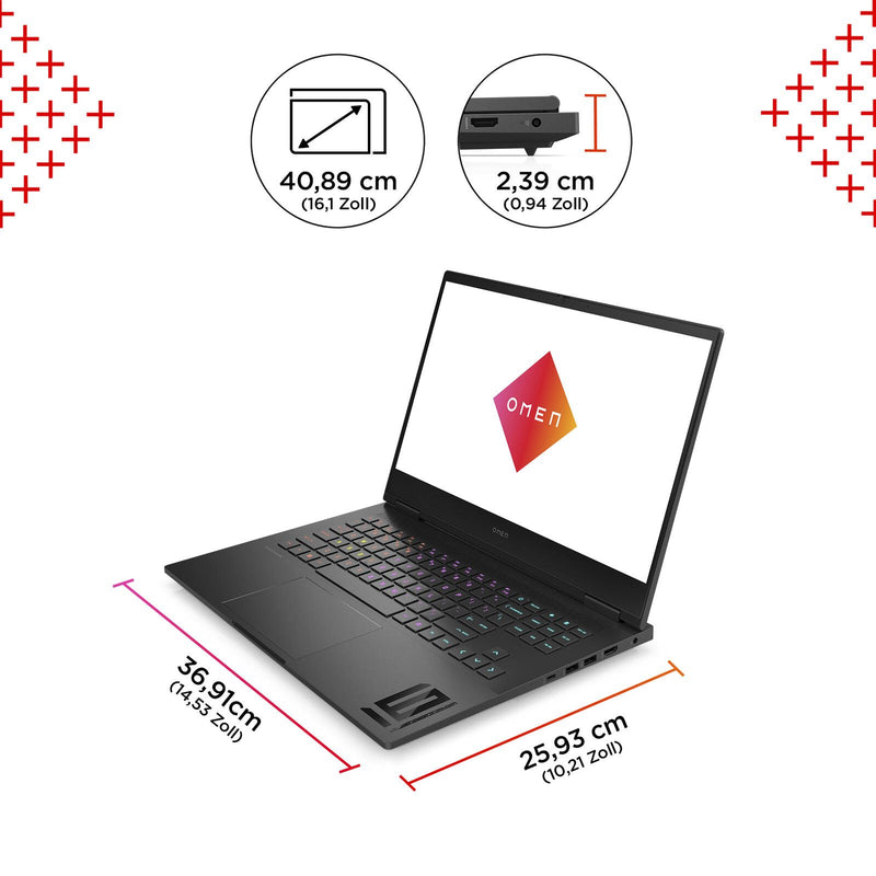 HP OMEN 16-xf0077ng Gaming Notebook 40,9cm (16,1')