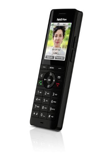 FRITZ!FonX6 Schnurloses Erweiterungshandgerät Anrufbeantworter,Internetradio,Rufnummernanzeige ECO DECT\GAP schwarz