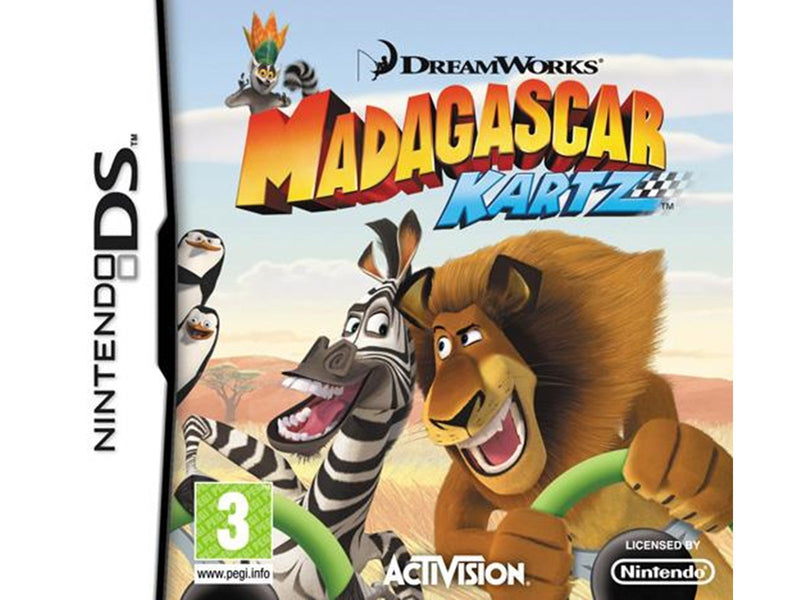 Madagascar Kartz - Nintendo DS - Rennspiel - PEGI 3