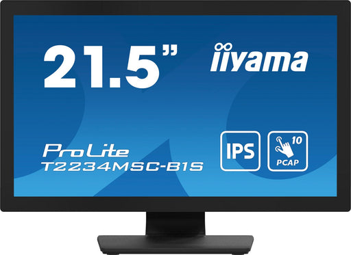 iiyama ProLite T2234MSC-B1S Touch-Monitor 54.6cm (22') schwarz