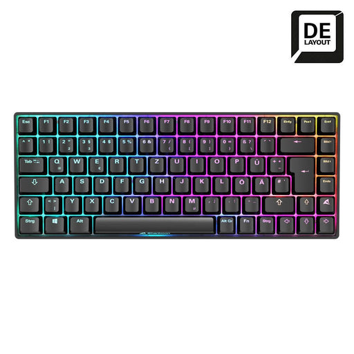 Sharkoon SKILLER SGK50 S3 Gaming-Tastatur Gateron Brown schwarz