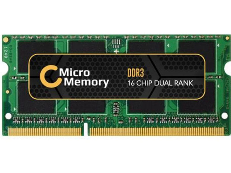 CoreParts Memory - DDR3 - 8 GB - SO-DIMM 204-pin - unbuffered