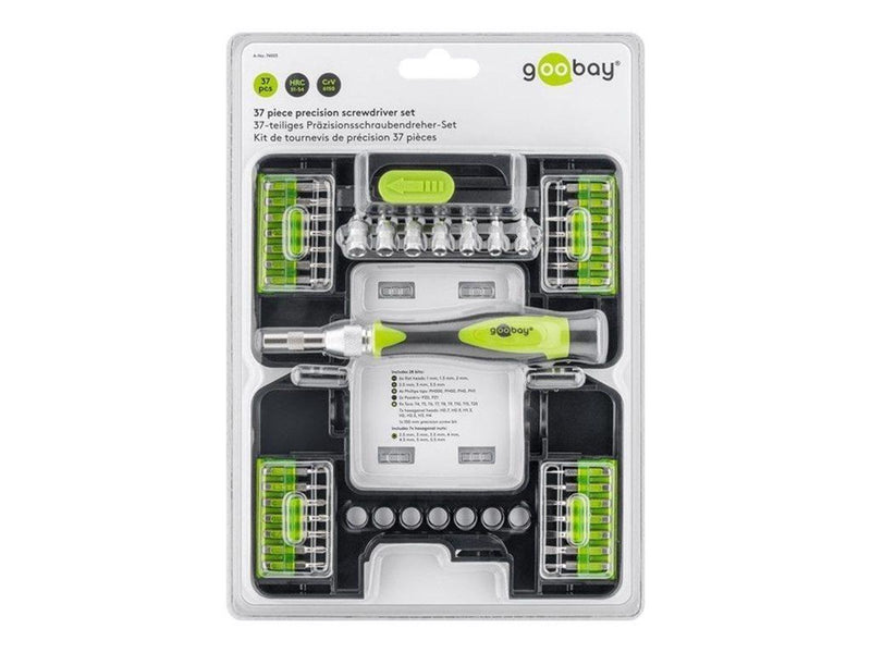 Pro 37-piece precision screwdriver set