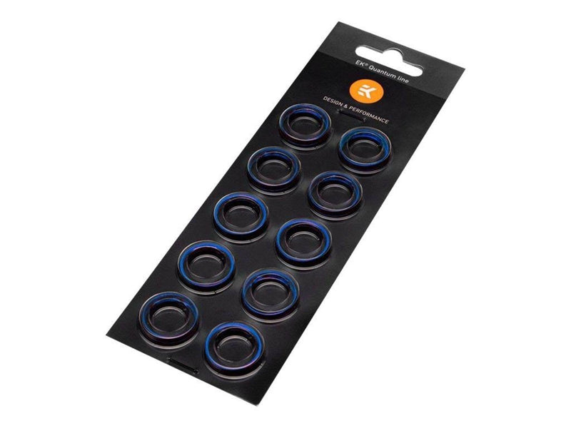 EK Water Blocks EK-Quantum Torque Color Ring 10-Pack HDC 14 - Blue