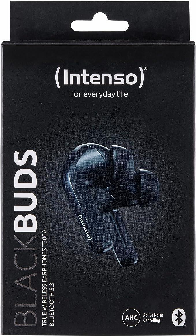 Intenso Black Buds T300A - True Wireless Kopfhörer in Schwarz